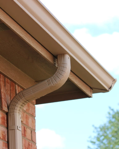 Batipro's aluminium gutter installed on a Mauritius home (Mobile Version)