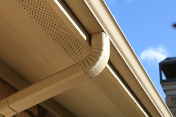 Batipro's aluminium rain gutter installation in Mauritius