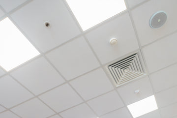 Ceiling tiles by Batipro installed in a Mauritius office